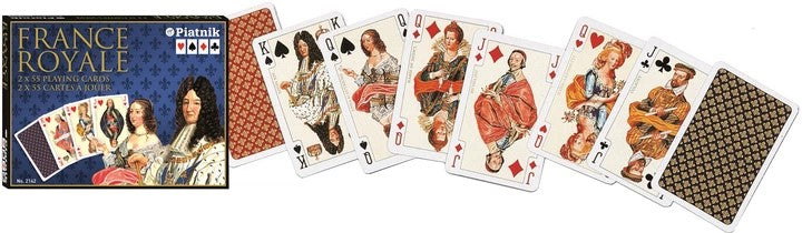 Piatnik France Royal Playing Cards 2 Deck Set