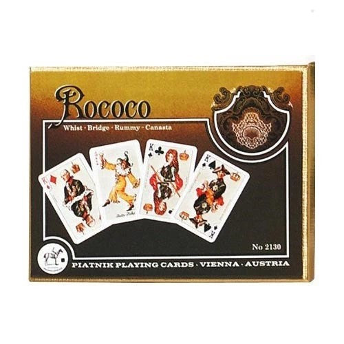 Piatnik Rococo Playing Cards 2 Deck Set