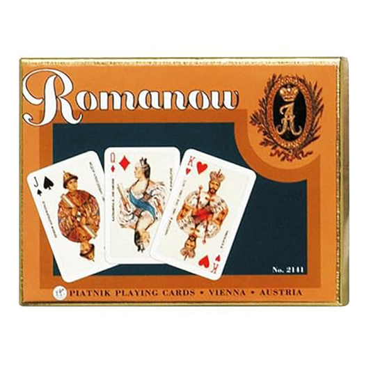 Piatnik Romanov House Playing Cards 2 Deck Set