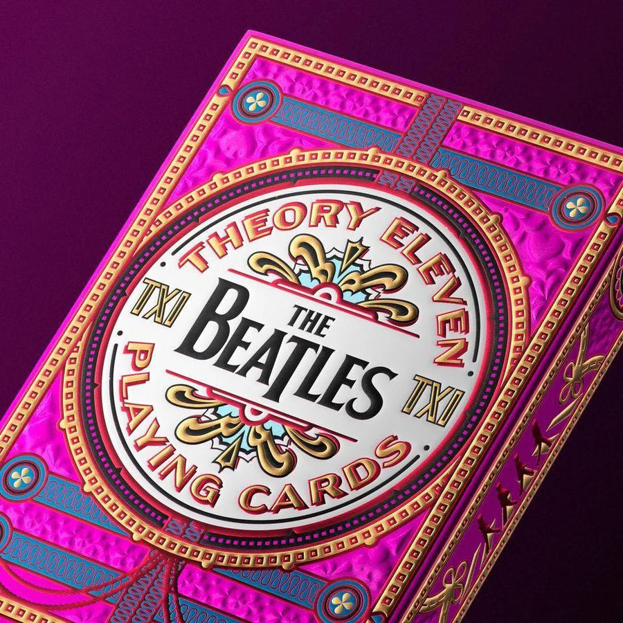Theory 11 The Beatles Pink Playing Cards