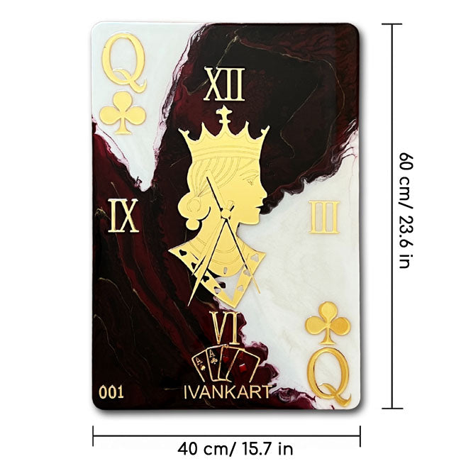 Queen of Clubs Poker Clock