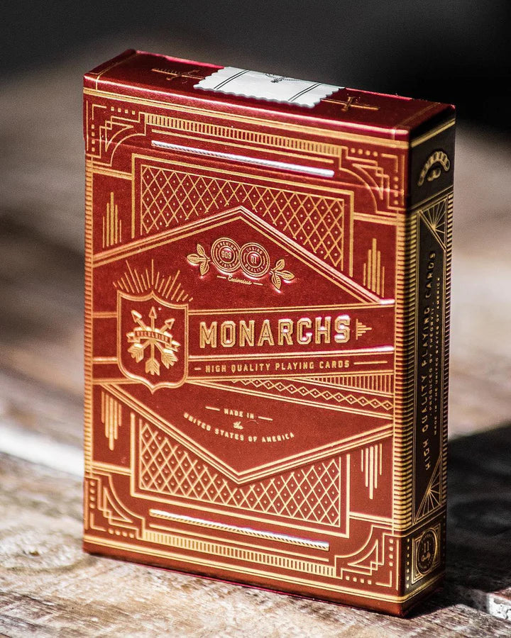 Theory 11 Monarchs Red Playing Cards