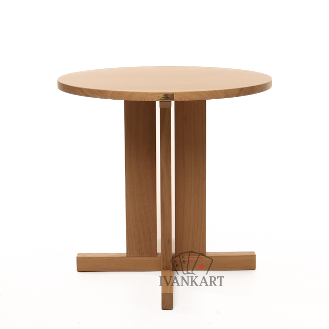 Oak Round Pedestal Dining Table