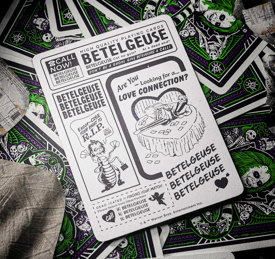 Theory 11 Beetlejuice Playing Cards