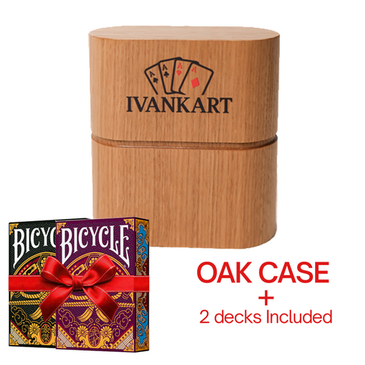 Set Oak Duo Case + 2 Decks Bicycle Musha & Goketsu