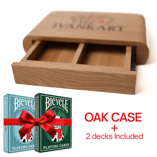 Set Oak Duo Slide Case + 2 Decks Bicycle Dalmatians