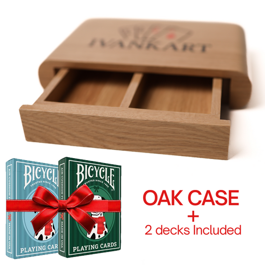 Set Oak Duo Slide Case + 2 Decks Bicycle Dalmatians