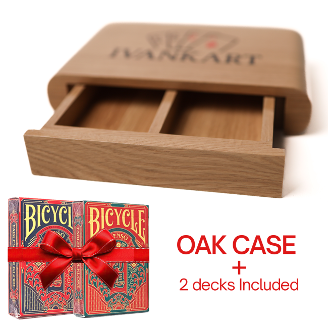 Set Oak Duo Slide Case + 2 Decks Bicycle Genso & Densho