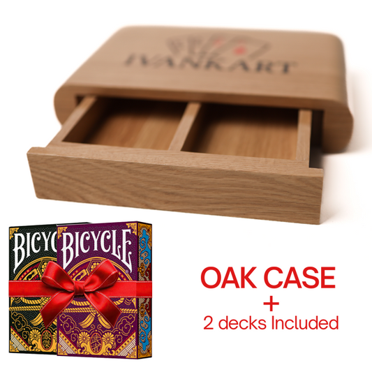 Set Oak Duo Slide Case + 2 Decks Bicycle Musha & Goketsu