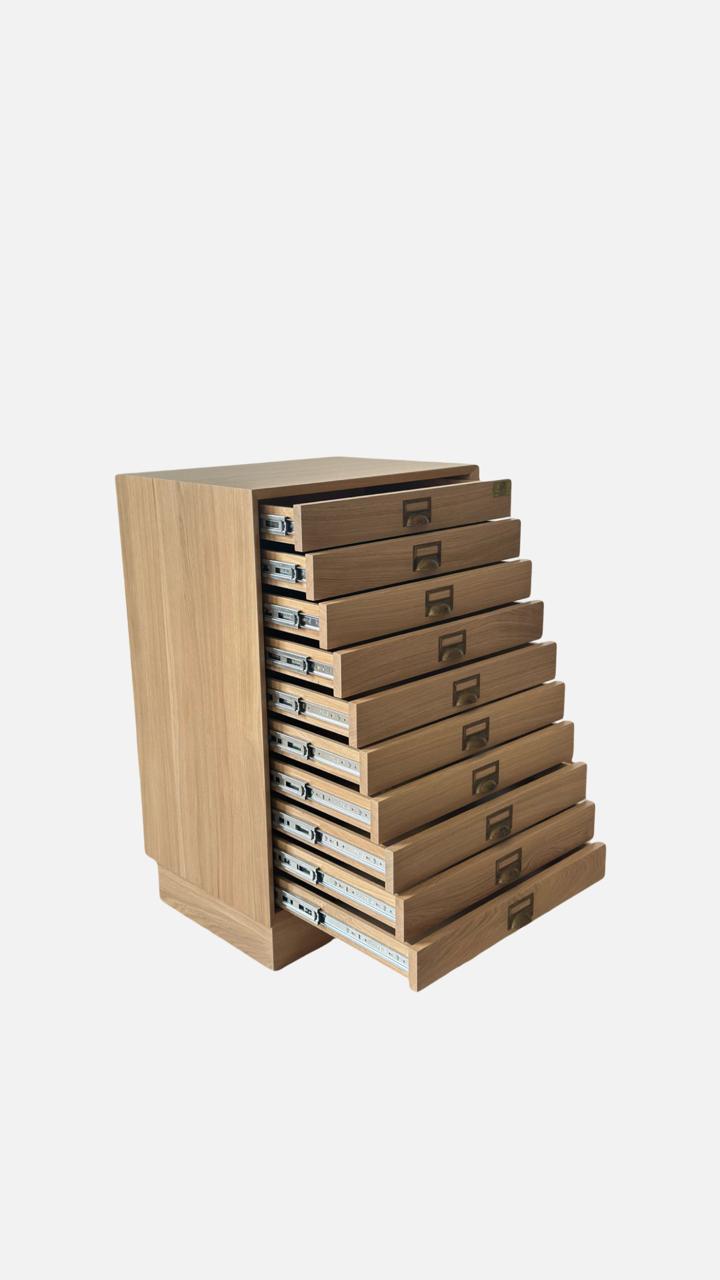 Oak Playing Card Collector Cabinet 98х63х46 cm