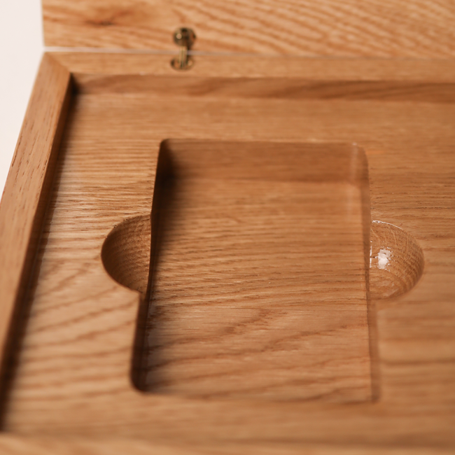 Oak Duo Book-Style Case for Playing Cards