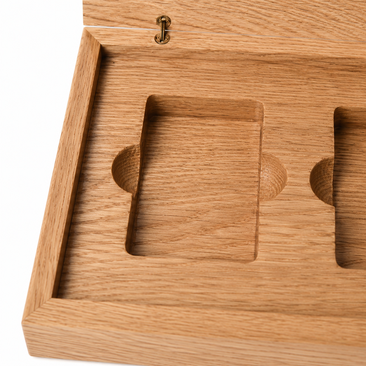 Oak Duo Book-Style Case for Playing Cards