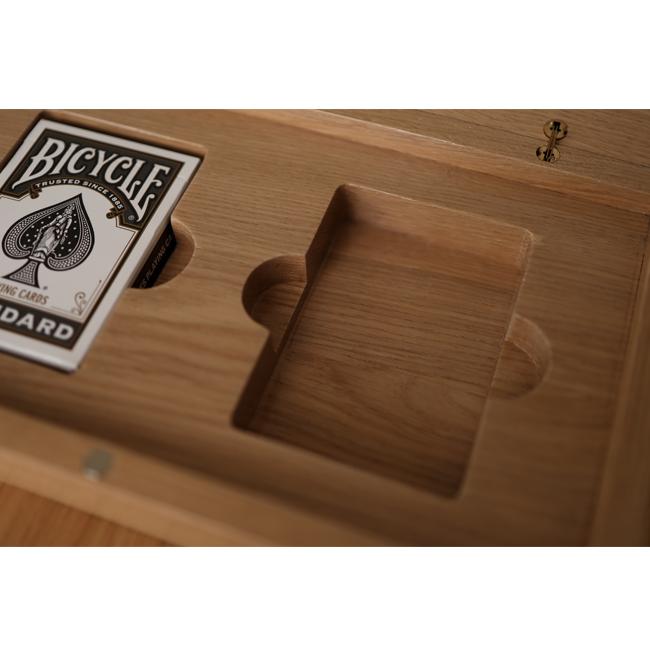 Oak Duo Book-Style Case for Playing Cards