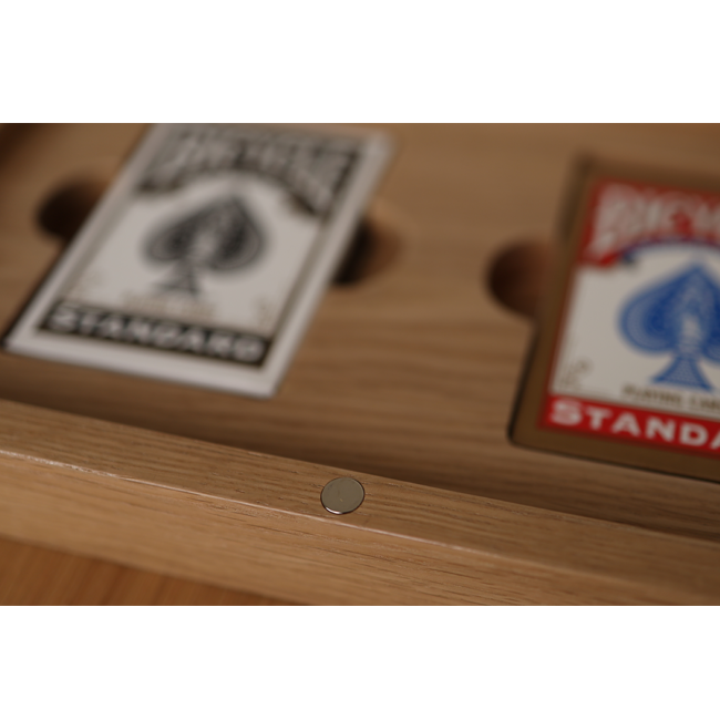 Oak Duo Book-Style Case for Playing Cards