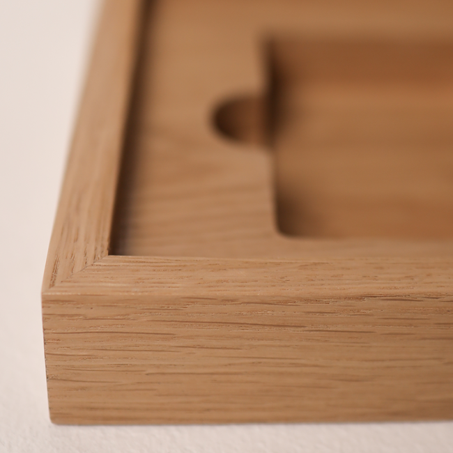 Oak Duo Book-Style Case for Playing Cards