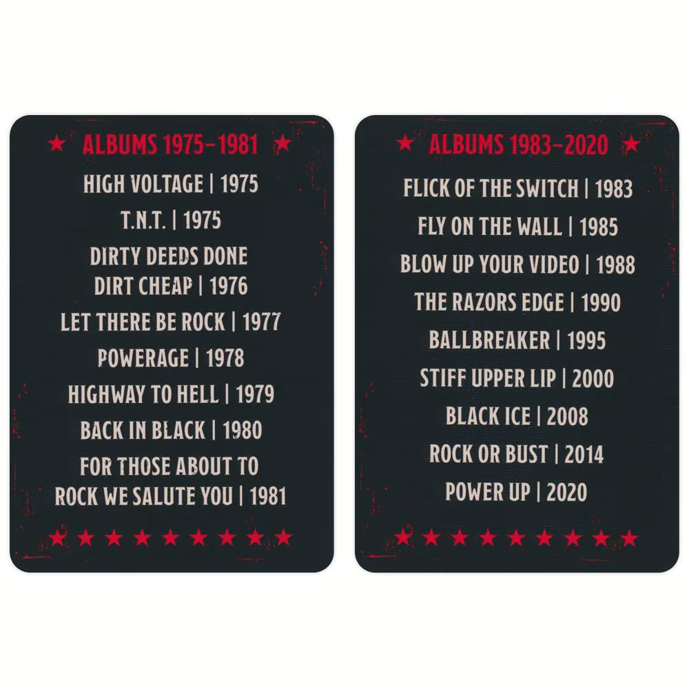Bicycle AC/DC Playing Cards