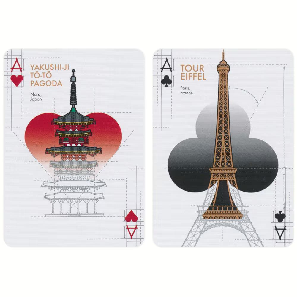 Bicycle Architectural Wonders of the World Playing Cards