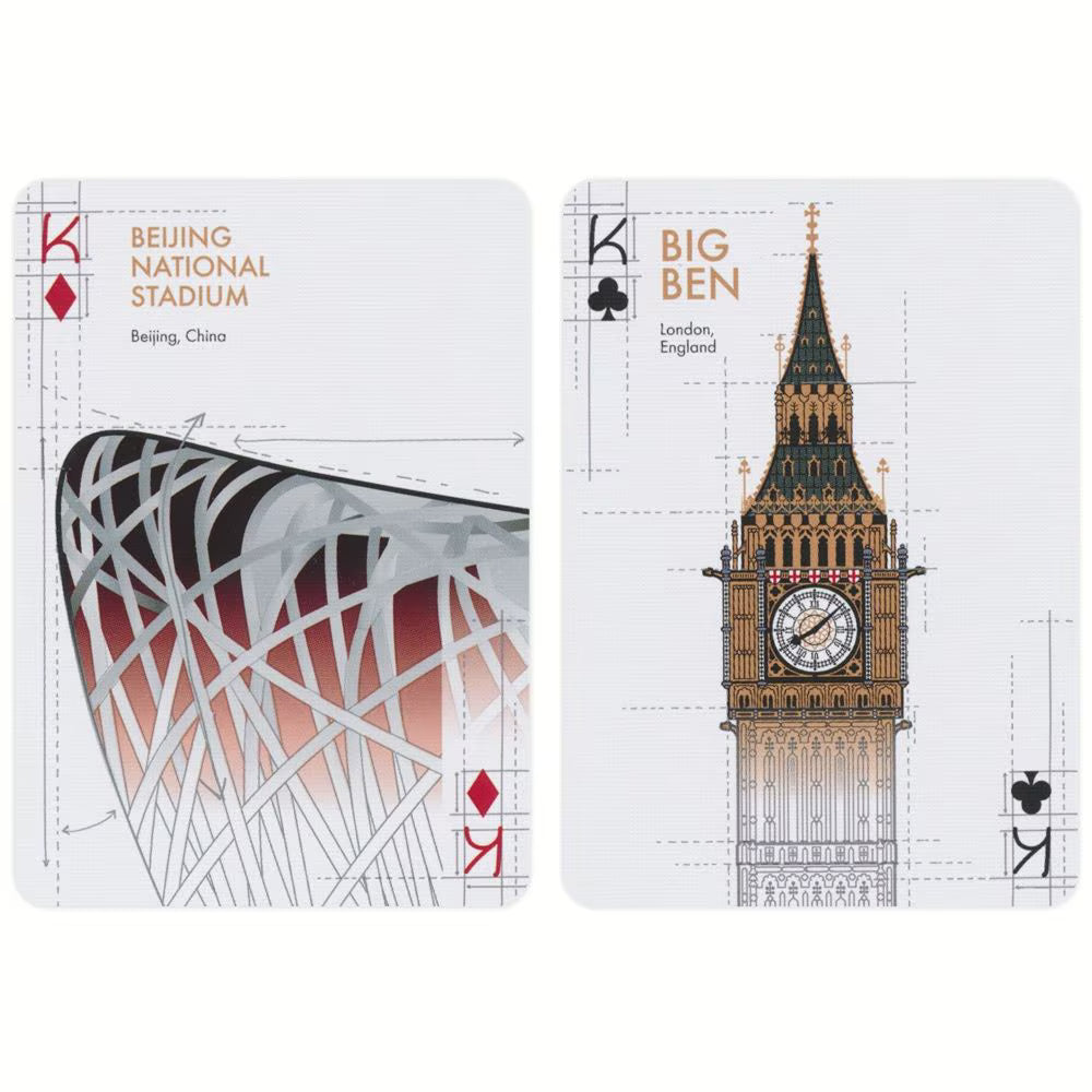 Bicycle Architectural Wonders of the World Playing Cards