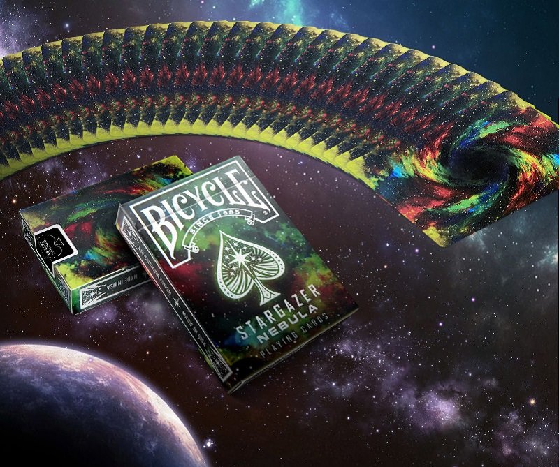 Bicycle Stargazer Nebula Playing Cards