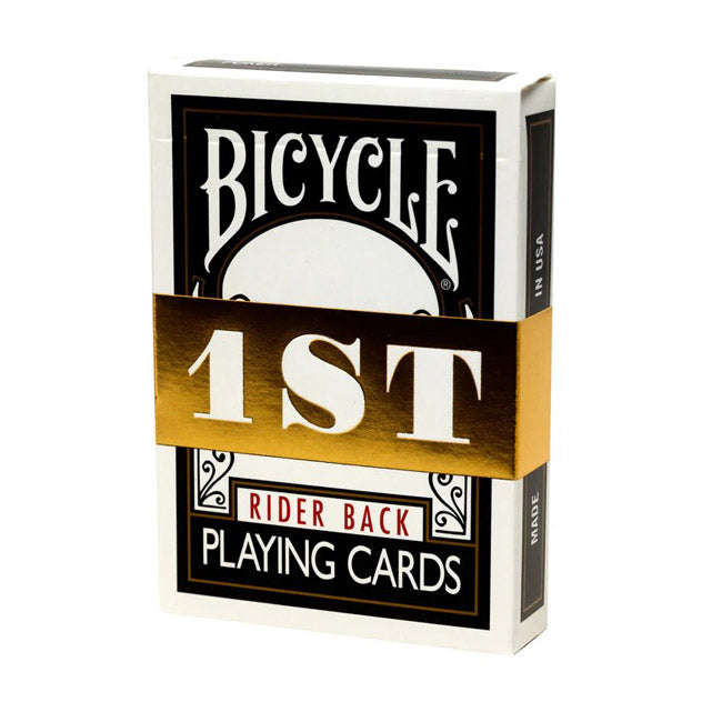 Bicycle 1st Rider Back Black Playing Cards