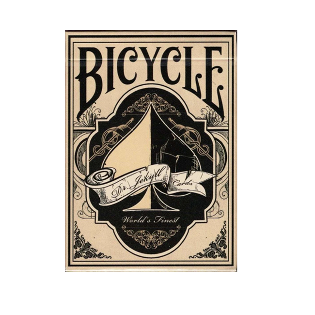 Set Oak Duo Book-Style Case + 2 Decks Bicycle Mr.Hyde & Dr.Jekyll