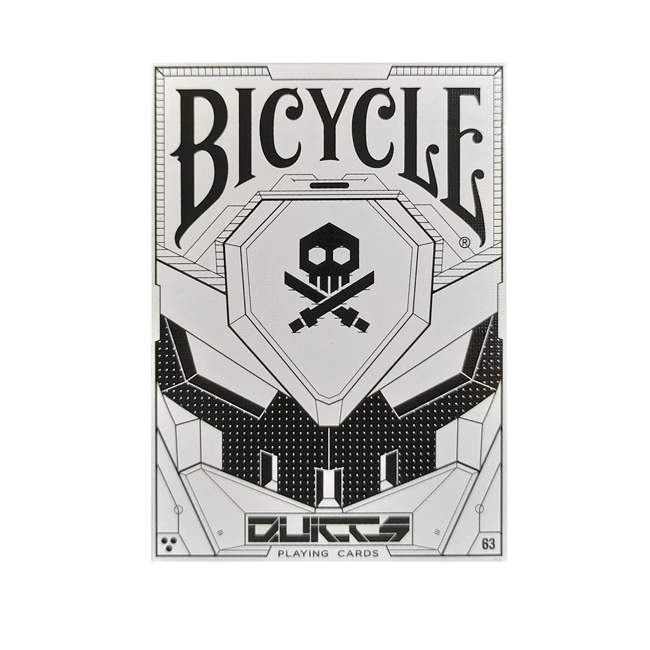 Set Oak Duo Case + 2 Decks Bicycle Quiccs OG Black & Ghost White