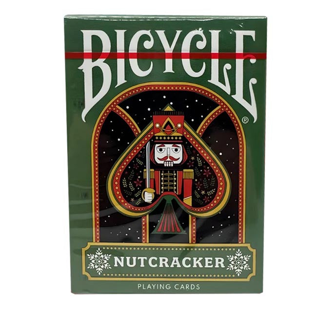 Bicycle Nutcracker Green Playing Cards