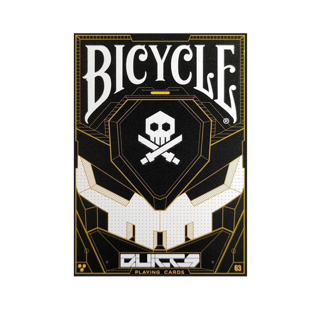 Set Oak Duo Case + 2 Decks Bicycle Quiccs OG Black & Ghost White