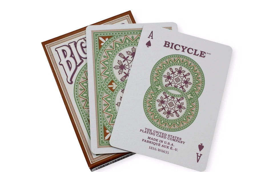 Bicycle Autumn Green Playing Cards