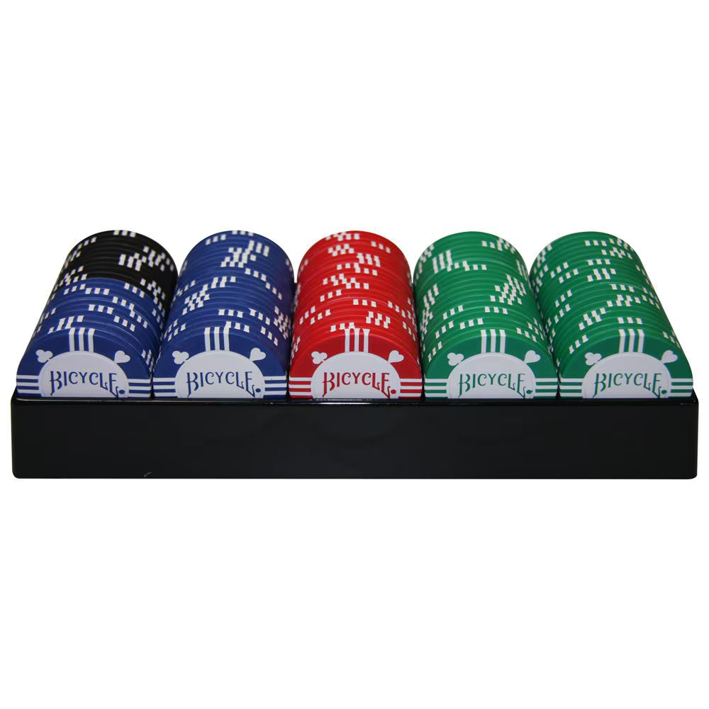 Bicycle Poker Chips with Tray