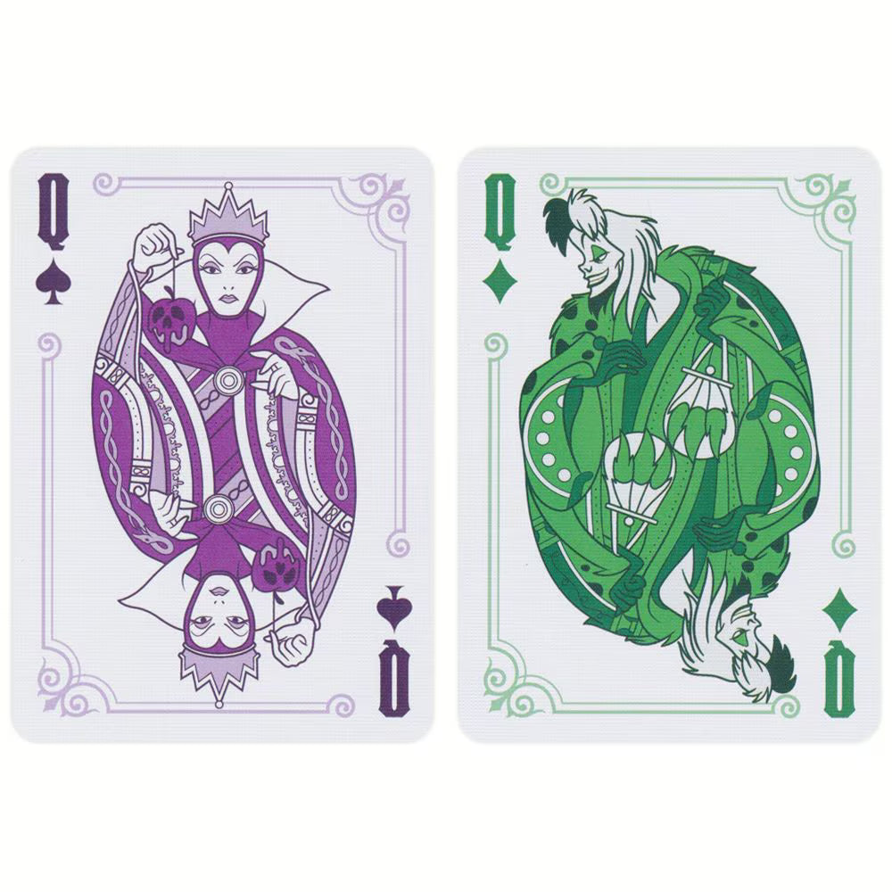 Bicycle Disney Villains Purple Playing Cards