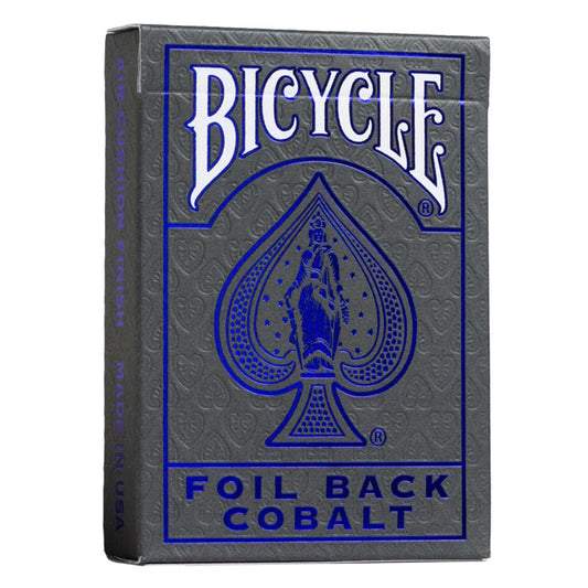 Bicycle Metalluxe Blue Foil Back Cobalt Playing Cards