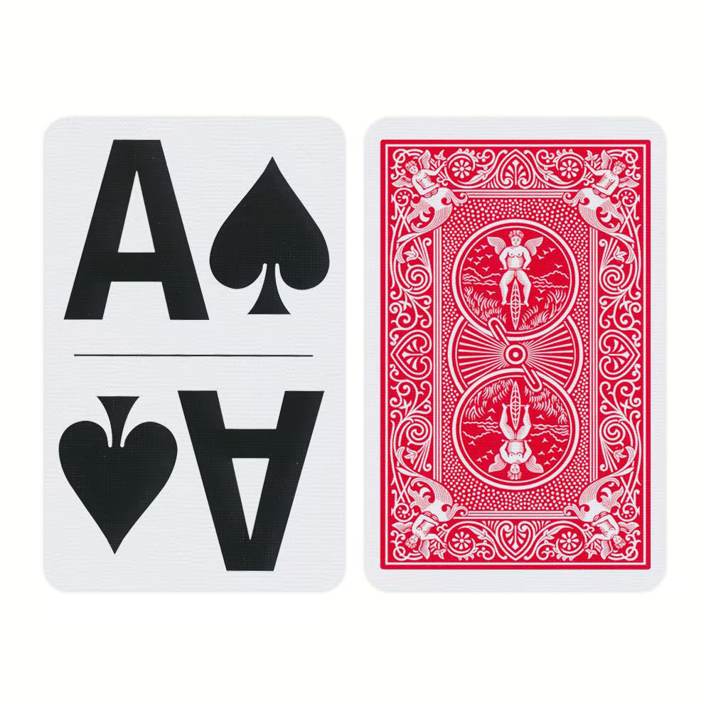 Bicycle Large Print Red Playing Cards