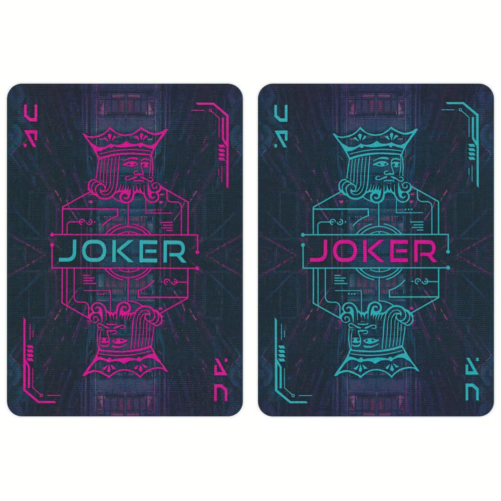 Bicycle Cyberpunk Cybercity Playing Cards