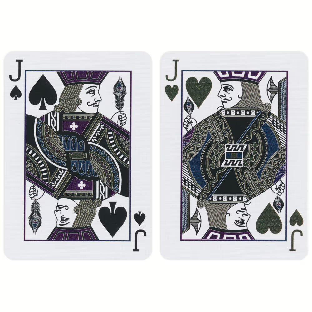 Bicycle Purple Peacock Playing Cards