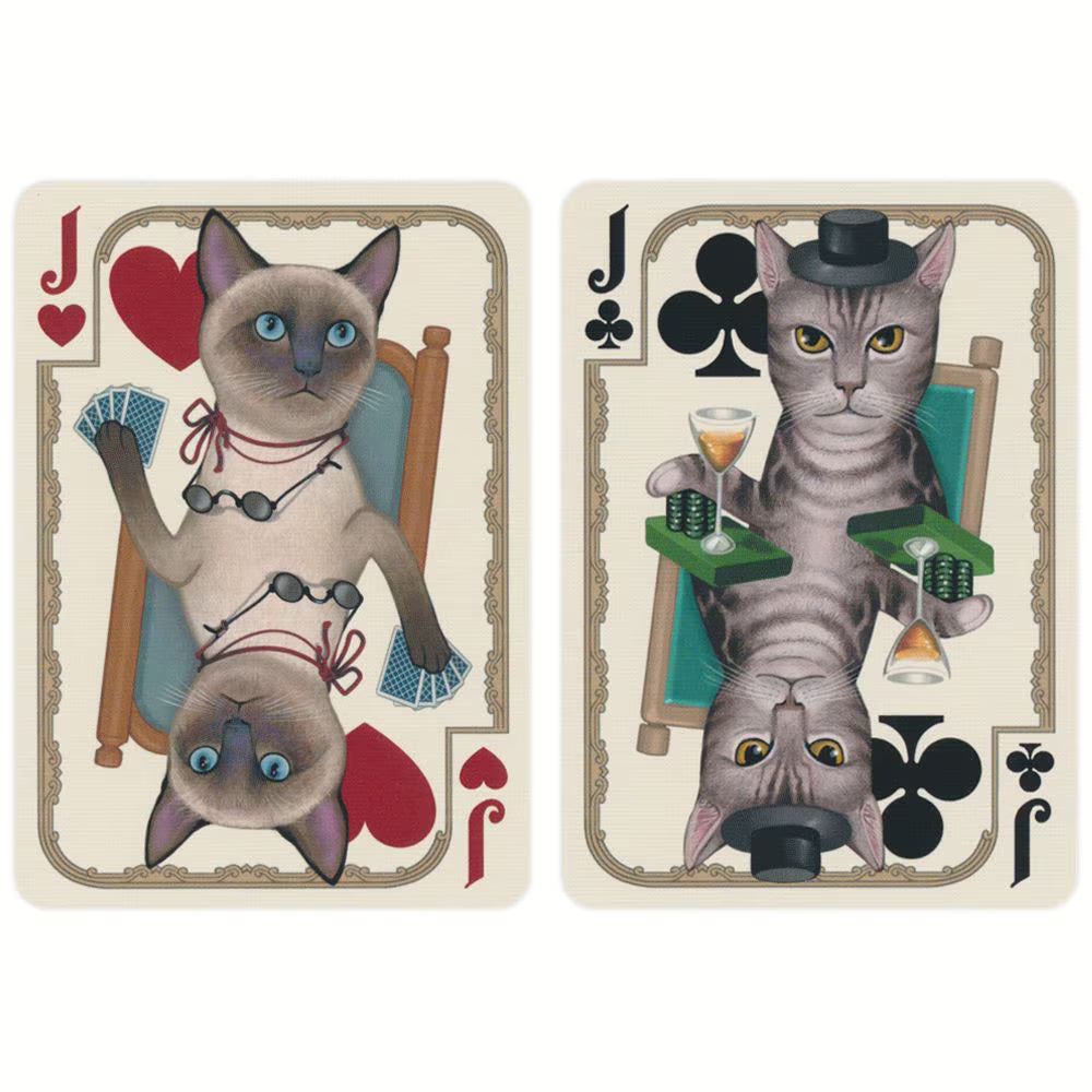Bicycle Poker Cats Playing Cards