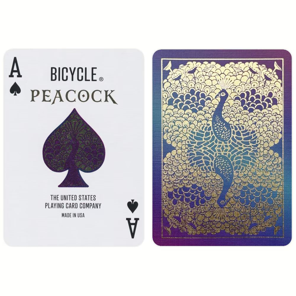 Bicycle Purple Peacock Playing Cards