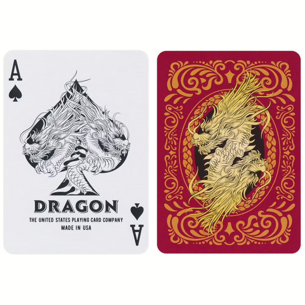 Bicycle Red Dragon Playing Cards