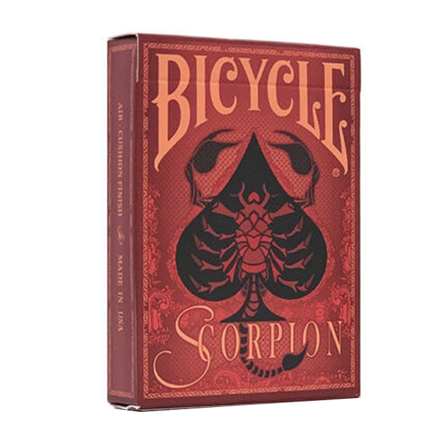 Bicycle Scorpion Red Limited Edition Playing Cards