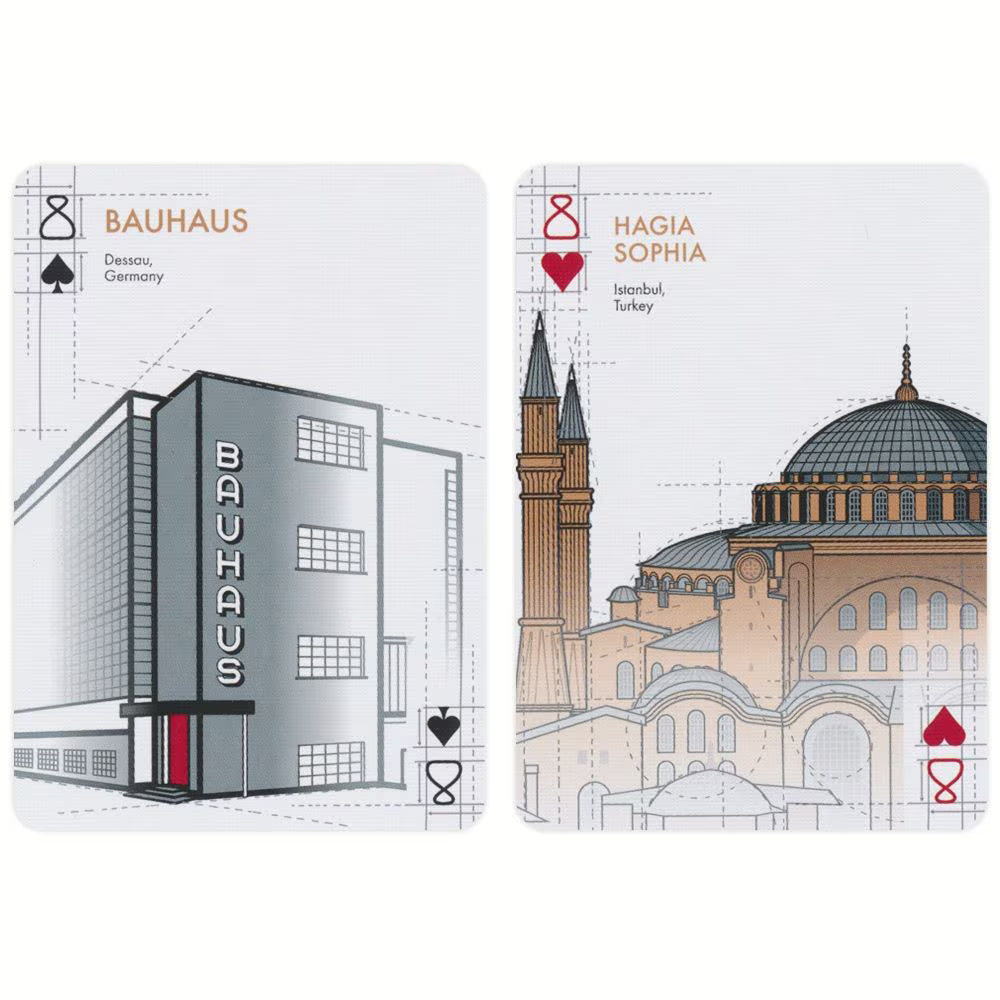 Bicycle Architectural Wonders of the World Playing Cards