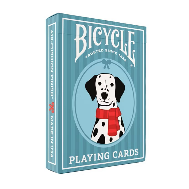 Set Oak Duo Book-Style Case + 2 Decks Bicycle Dalmatians