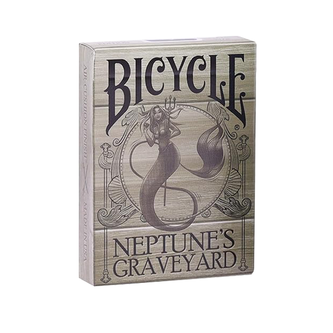 Set Oak Duo Slide Case + 2 Decks Bicycle Neptune's Graveyard