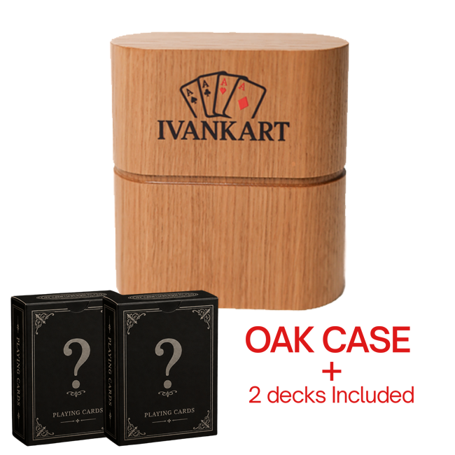 Set Oak Duo Case + 2 Decks Ihrer Wahl