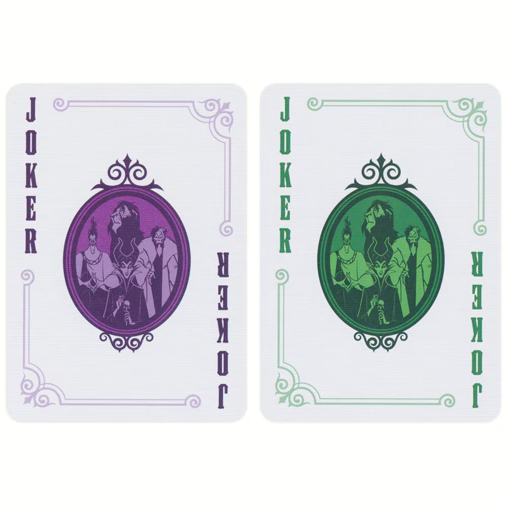 Bicycle Disney Villains Purple Playing Cards