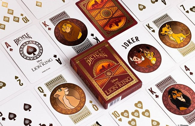 Bicycle Disney Lion King Playing Cards