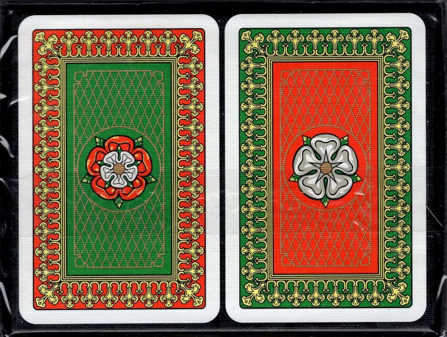 Piatnik Tudor Rose Playing Cards 2 Deck Set