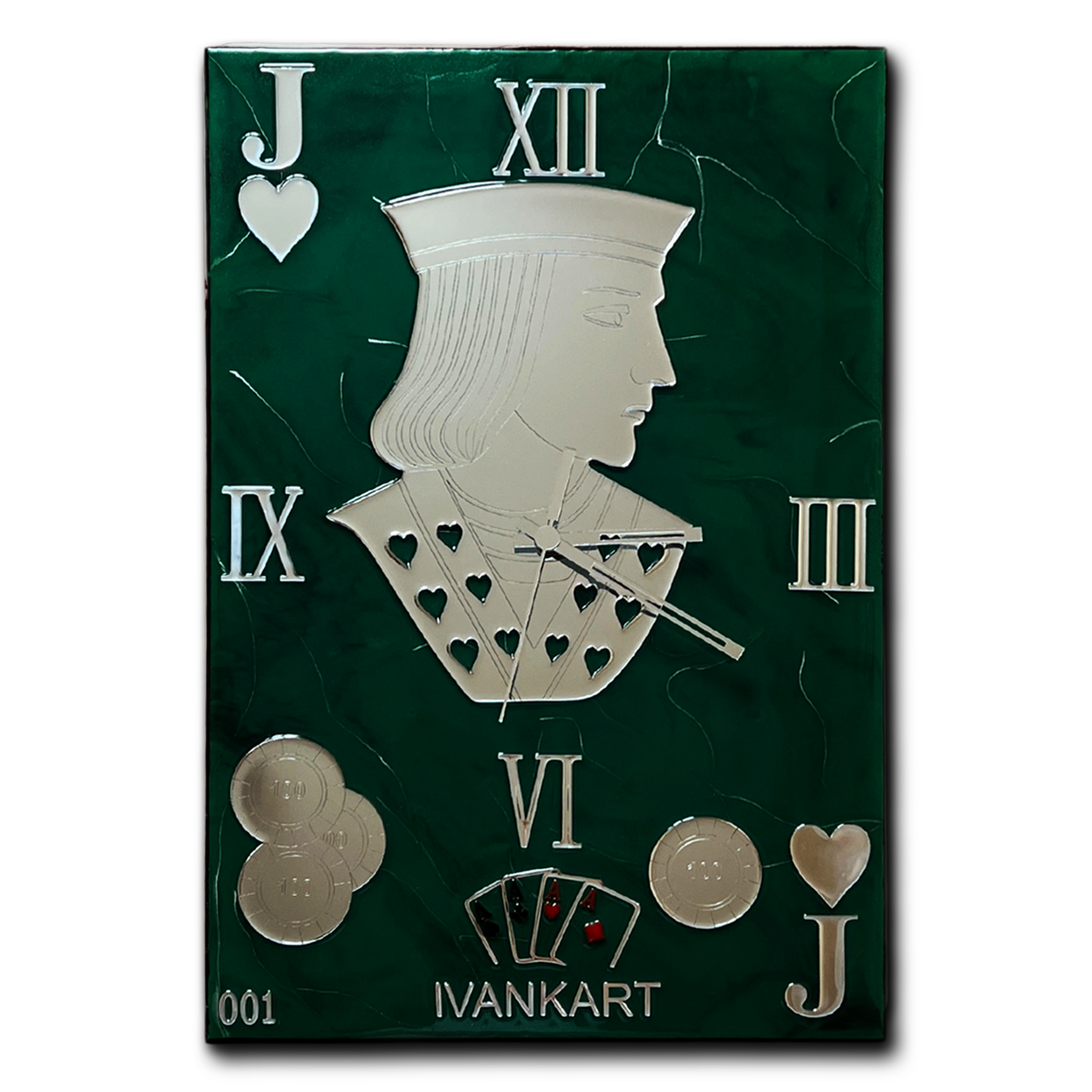 Jack of Hearts Poker Clock