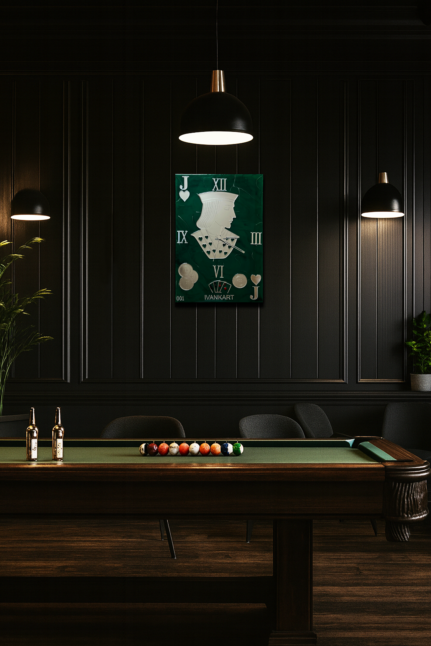 Jack of Hearts Poker Clock