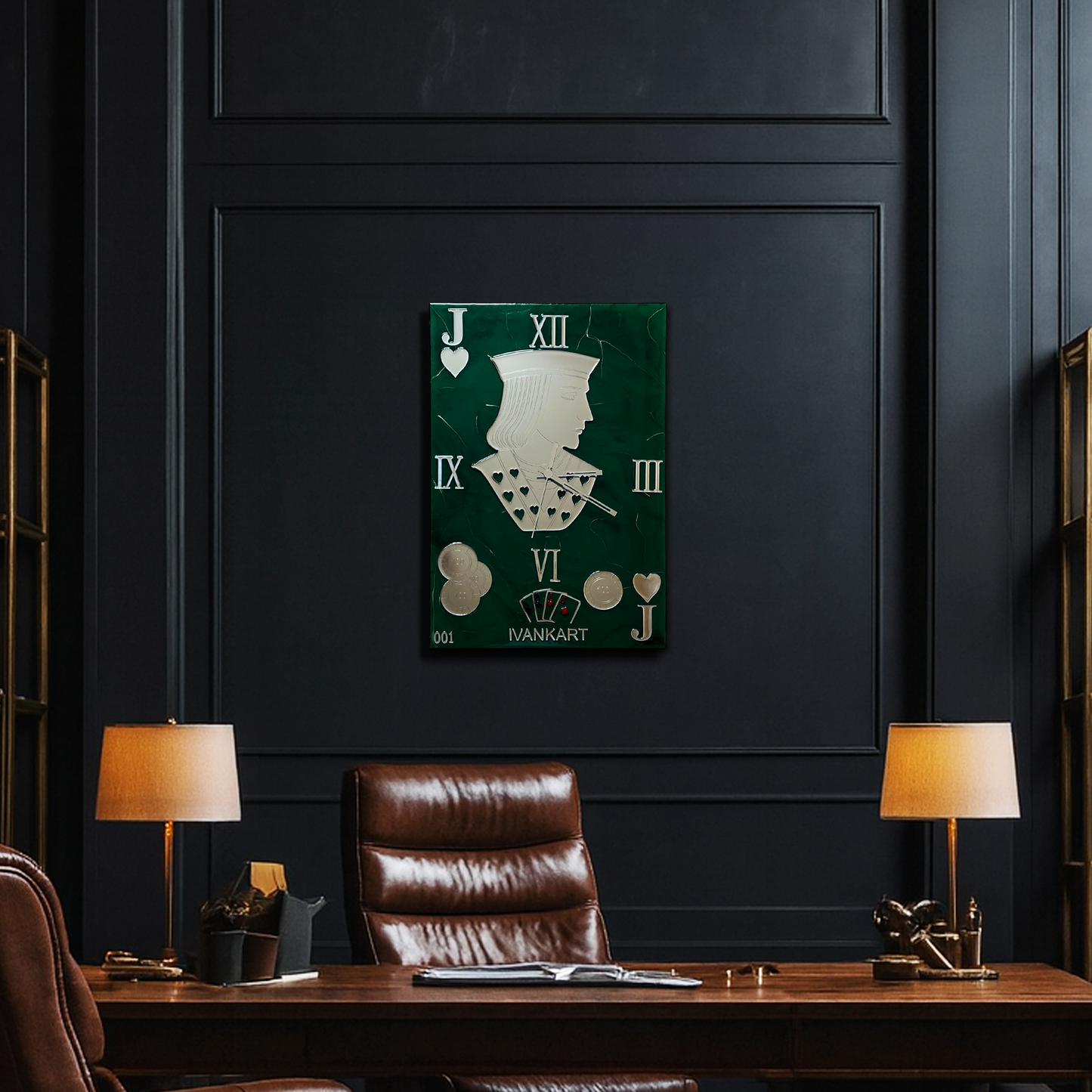 Jack of Hearts Poker Clock