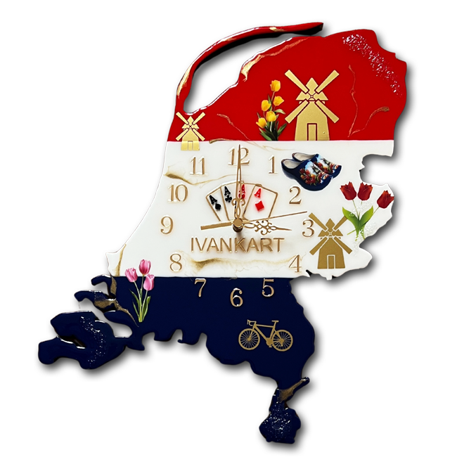 Netherlands Wall Clock